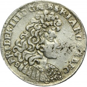 Německo, Braniborsko-Prusko, Fridrich III, 2/3 tolaru (guldenů) Minden 1689 BH