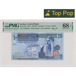 Jordanien, 10 Dinar 2013 - PMG 68 EPQ