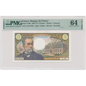 France, 100 Francs 1967 - PMG 64