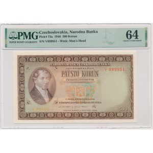 Československo, 500 korún 1946 - PMG 64