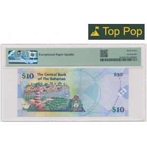 Bahamas, 10 Dollars 2009 - PMG 67 EPQ