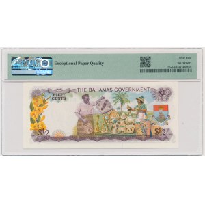 Bahamy, 50 centov 1965 - PMG 64 EPQ