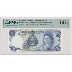 Kaimaninseln, 1 $ 1974 - PMG 66 EPQ