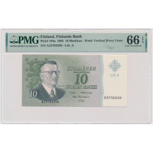 Finland, 100 Markkaa 1963 - PMG 66 EPQ