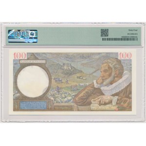 Francja, 100 franków 1940 - PMG 64
