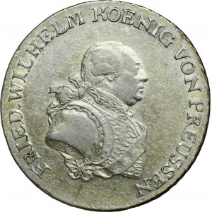 Niemcy, Królestwo Prus, Fryderyk Wilhelm II, 1/3 Talara Berlin 1789 A