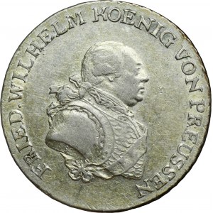 Nemecko, Pruské kráľovstvo, Fridrich Viliam II., 1/3 Thaler Berlín 1789 A