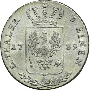 Deutschland, Königreich Preußen, Friedrich Wilhelm II, 1/3 Thaler Berlin 1789 A