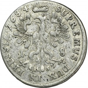 Germany, Brandenburg-Prussia, Friedrich Wilhelm, 18 Groschen Königsberg 1684 HS