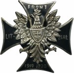 Commemorative badge of the Lithuanian-Belarusian Front with a miniature