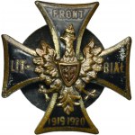 Commemorative badge of the Lithuanian-Belarusian Front with a miniature