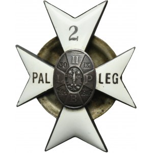 Commemorative badge of the 2nd Light Artillery Regiment of the Legions from Kielce - type II