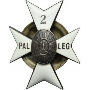 Pamětní odznak 2. lehkého dělostřeleckého pluku legií z Kielců - typ II