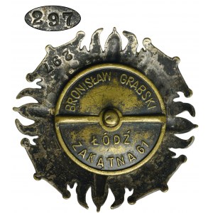 Commemorative badge of the 4th Heavy Artillery Regiment from Łódź