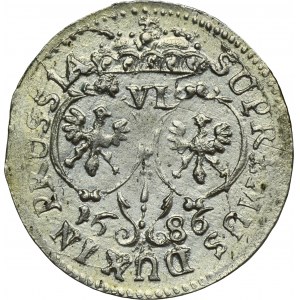 Germany, Brandenburg-Prussia, Friedrich Wilhelm, 6 Groschen Königsberg 1686 BA