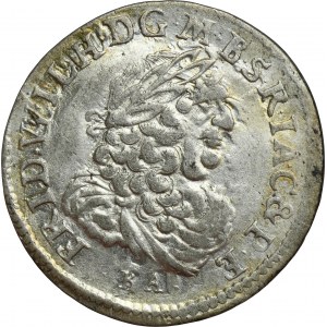 Germany, Brandenburg-Prussia, Friedrich Wilhelm, 6 Groschen Königsberg 1686 BA