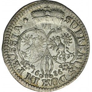 Germany, Brandenburg-Prussia, Friedrich Wilhelm, 6 Groschen Königsberg 1686 BA