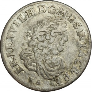 Germany, Brandenburg-Prussia, Friedrich Wilhelm, 6 Groschen Königsberg 1686 BA