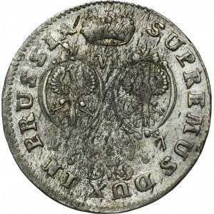 Niemcy, Brandenburgia-Prusy, Fryderyk Wilhelm, Szóstak Królewiec 1687 HS
