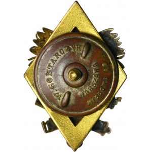 Badge of the Armament School from Warsaw