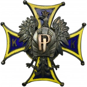 Odznaka Korpus Kadetów nr. 1 marszałka Józefa Piłsudskiego ze Lwowa - typ III