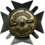 Badge of the Association of Former Volunteers of the Polish Army with a miniature with a different number
