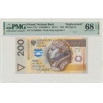 200 złotych 1994 - YC - PMG 68 EPQ - seria zastępcza