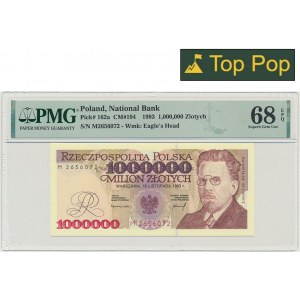 1 milion złotych 1993 - M - PMG 68 EPQ