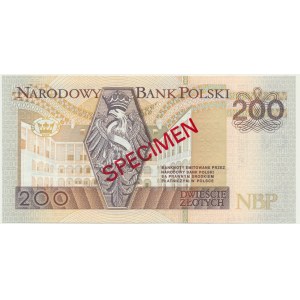 200 Zloty 1994 - MODELL - AA 0000000 - Nr. 1854
