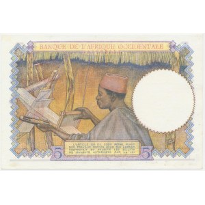 Francja, Francuska Afryka Równikowa, 5 franków 1943