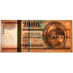 Maďarsko, pamätná bankovka v hodnote 2 000 forintov 2000 v priečinku