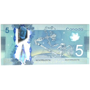Kanada, 5 USD 2013 - polymér