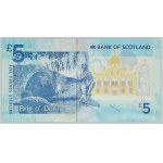 Szkocja, 5 funtów 2016 - polimer - w folderze emisyjnym -