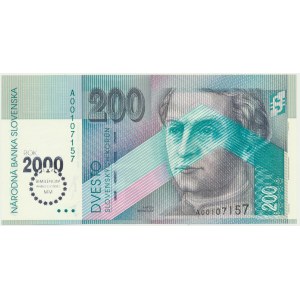 Slovensko, 200 korún 2000 - pamätná edícia -