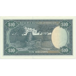 Rhodesie, 10 dolarů 1975