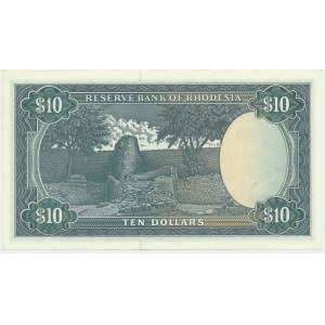 Rhodesia, 10 Dollars 1975