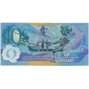 New Zealand, 10 Dollars 2000 - commemorative note - polymer