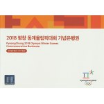 Südkorea, 2.000 Won 2018 - Olympische Spiele - in der Ausgabemappe -.
