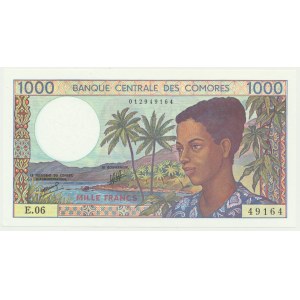 Komory, 1 000 frankov (1986-1994)