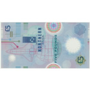 North Ireland, 5 Pounds 2000 - Polymer -