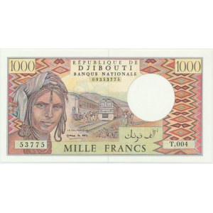 Džibutsko, 1 000 franků (1979-2005)