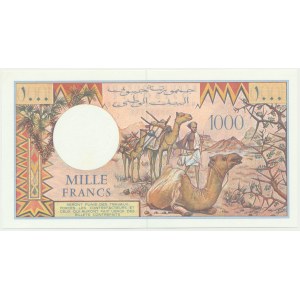 Džibutsko, 1 000 frankov (1979-2005)