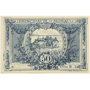 Monako, 50 centimes 1920