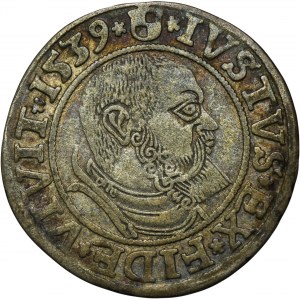 Duchy of Prussia, Albrecht Hohenzollern, Groschen Königsberg 1539 - PRVSS