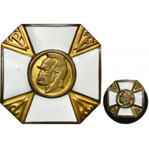 Commander's Badge - Honorary Badge of Military Adoption with a miniature