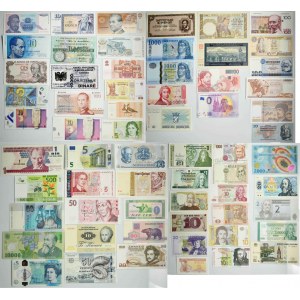 Europa, Banknotensatz (ca. 70 Stück)