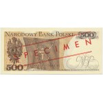 500 Zloty 1976 - MODELL - AF 0000000 - Nr.0123 -.