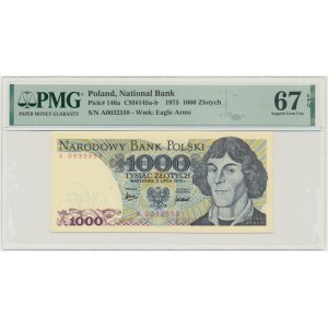 1 000 zlatých 1975 - A - PMG 67 EPQ