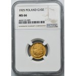 10 gold 1925 Chrobry - NGC MS66
