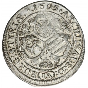 Austria, Leopold I, 3 Kreuzer Graz 1695 IA